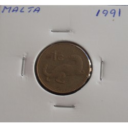 Malta - 1 Cent - 1991