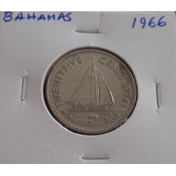 Bahamas - 25 Cents - 1966