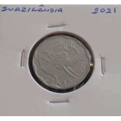 Suazilândia - 20 Cents - 2021