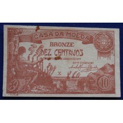 Portugal - 10 Centavos -...