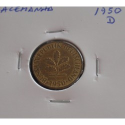 Alemanha - 5 Pfennig - 1950 D