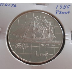 Malta - 5 Liri - 1985 -...