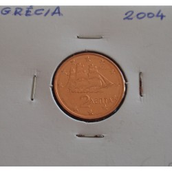 Grécia - 2 Centimos - 2004