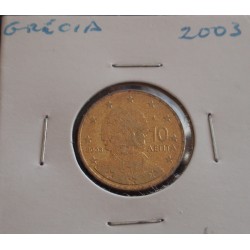 Grécia - 10 Centimos - 2003