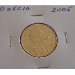 Grécia - 20 Centimos - 2005