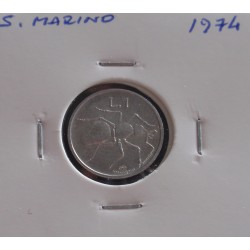 S. Marino - 1 Lira - 1974
