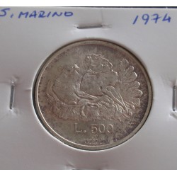 S. Marino - 500 Lire - 1974...