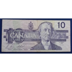 Canadá - 10 Dolars - 1989