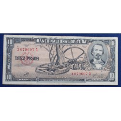 Cuba - 10 Pesos - 1960