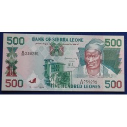 Serra Leoa - 500 Leones -...