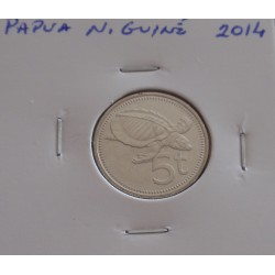 Papua N. Guiné - 5 Toea - 2014