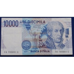 Itália - 10000 Lire - 1984
