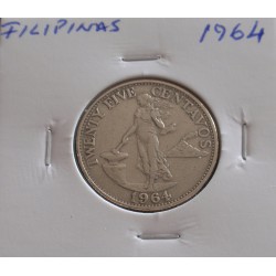Filipinas - 25 Centavos - 1964