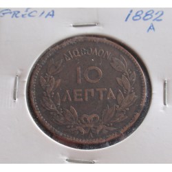 Grécia - 10 Lepta - 1882 A