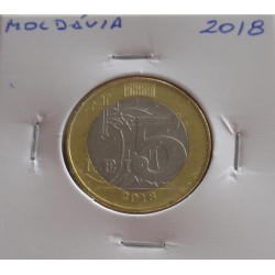 Moldávia - 5 Lei - 2018
