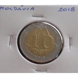 Moldávia - 10 Lei - 2018