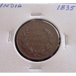 India - 1/4 Anna - 1835