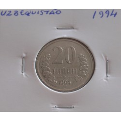 Uzbequistão - 20 Tiyin - 1994