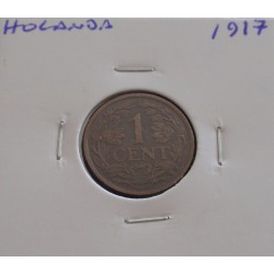 Holanda - 1 Cent - 1917