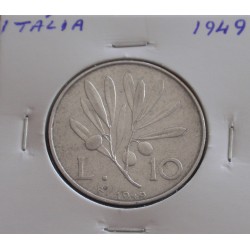 Itália - 10 Lire - 1949