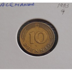 Alemanha - 10 Pfennig - 1983 G