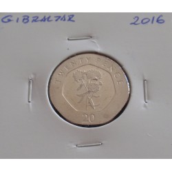 Gibraltar - 20 Pence - 2016