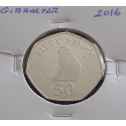 Gibraltar - 50 Pence - 2016