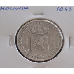 Holanda - 1 Gulden - 1843 -...