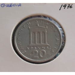 Grécia - 20 Drachmai - 1976