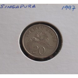 Singapura - 20 Cents - 1997