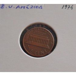 E. U. América - 1 Cent - 1974