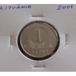 Lituânia - 1 Litas - 2001