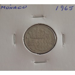 Mónaco - 1/2 Franc - 1965