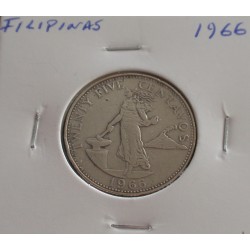 Filipinas - 25 Cents - 1966
