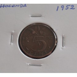 Holanda - 5 Cents - 1952