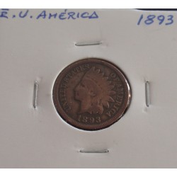 E. U. América - 1 Cent - 1893