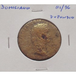 Império Romano - Domiciano - Dupondio - 81 / 96 D. C.