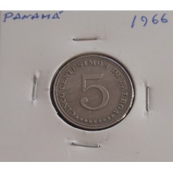 Panamá - 5 Centesimos - 1966