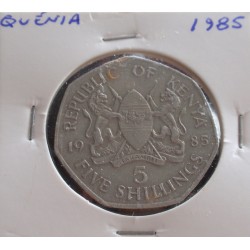 Quénia - 5 Shillings - 1985