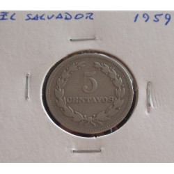 El Salvador - 5 Centavos -...
