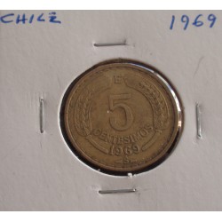 Chile - 5 Centesimos - 1969