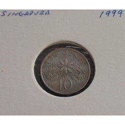 Singapura - 10 Cents - 1999