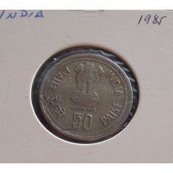 India - 50 Paise - 1985