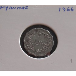Myanmar - 5 Pyas - 1966
