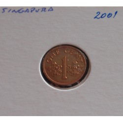 Singapura - 1 Cent - 2001