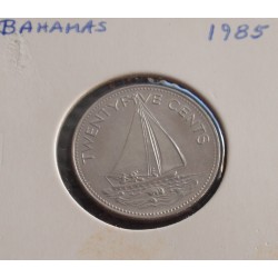 Bahamas - 25 Cents - 1985
