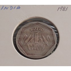 India - 1 Rupee - 1983