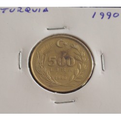 Turquia - 500 Lira - 1990