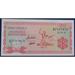 Burundi - 20 Francs - 1991...