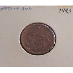 África do Sul - 5 Cents - 1993